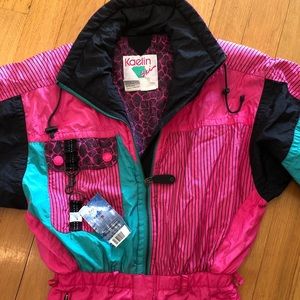 Kaelin Retro One Piece Ski Suit